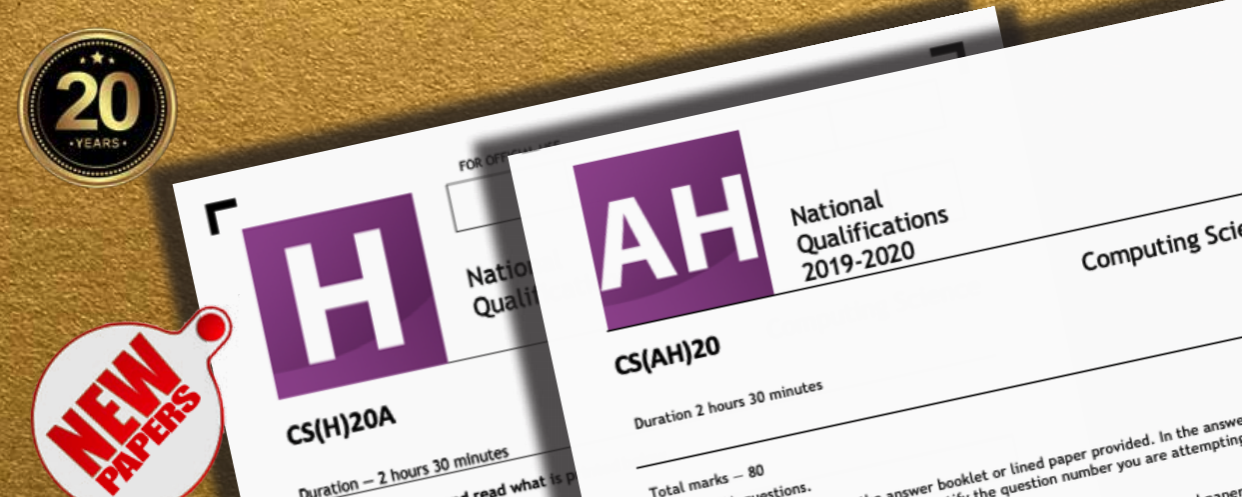 2019/2020 Papers available to order from Perfect Papers