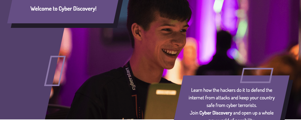 Cyber Discovery is seeking talented students to become cyber security experts